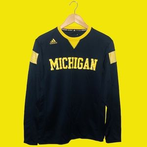 Adidas Men’s (XS) Michigan Long Sleeve